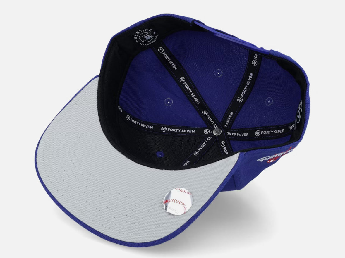 Los Angeles Dodgers Replica Sure Shot Captain Lad Royal Snapback - 47 Brand