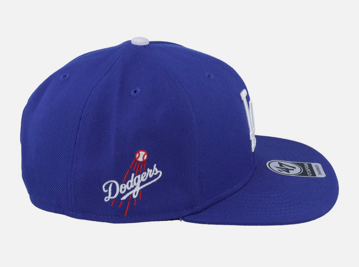 Los Angeles Dodgers Replica Sure Shot Captain Lad Royal Snapback - 47 Brand