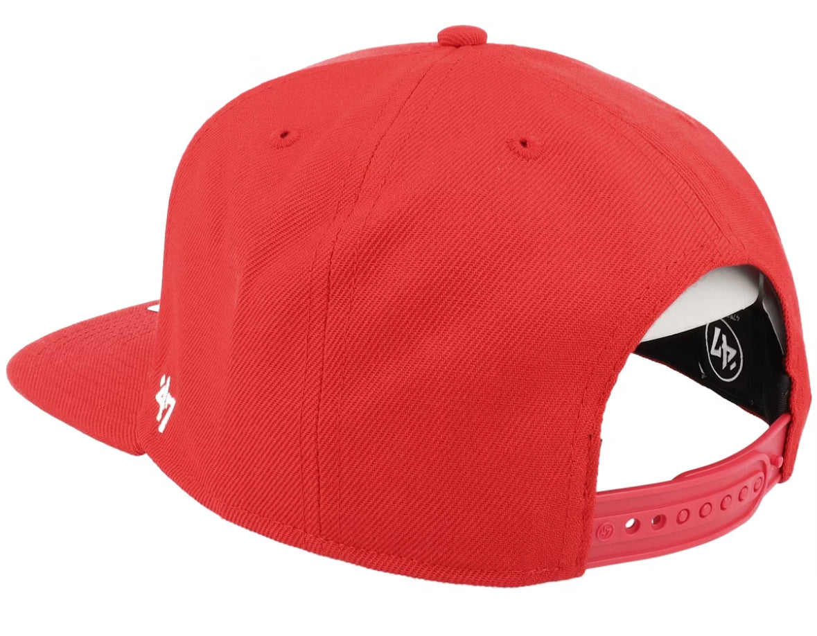 New York Yankees No Shot Captain Red Snapback - 47 Brand
