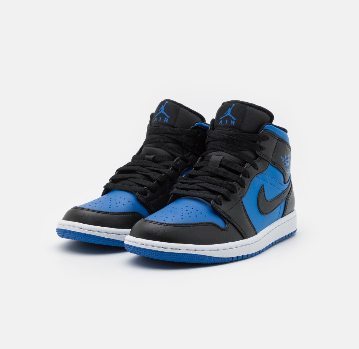Jordan 1 Mid Black blu