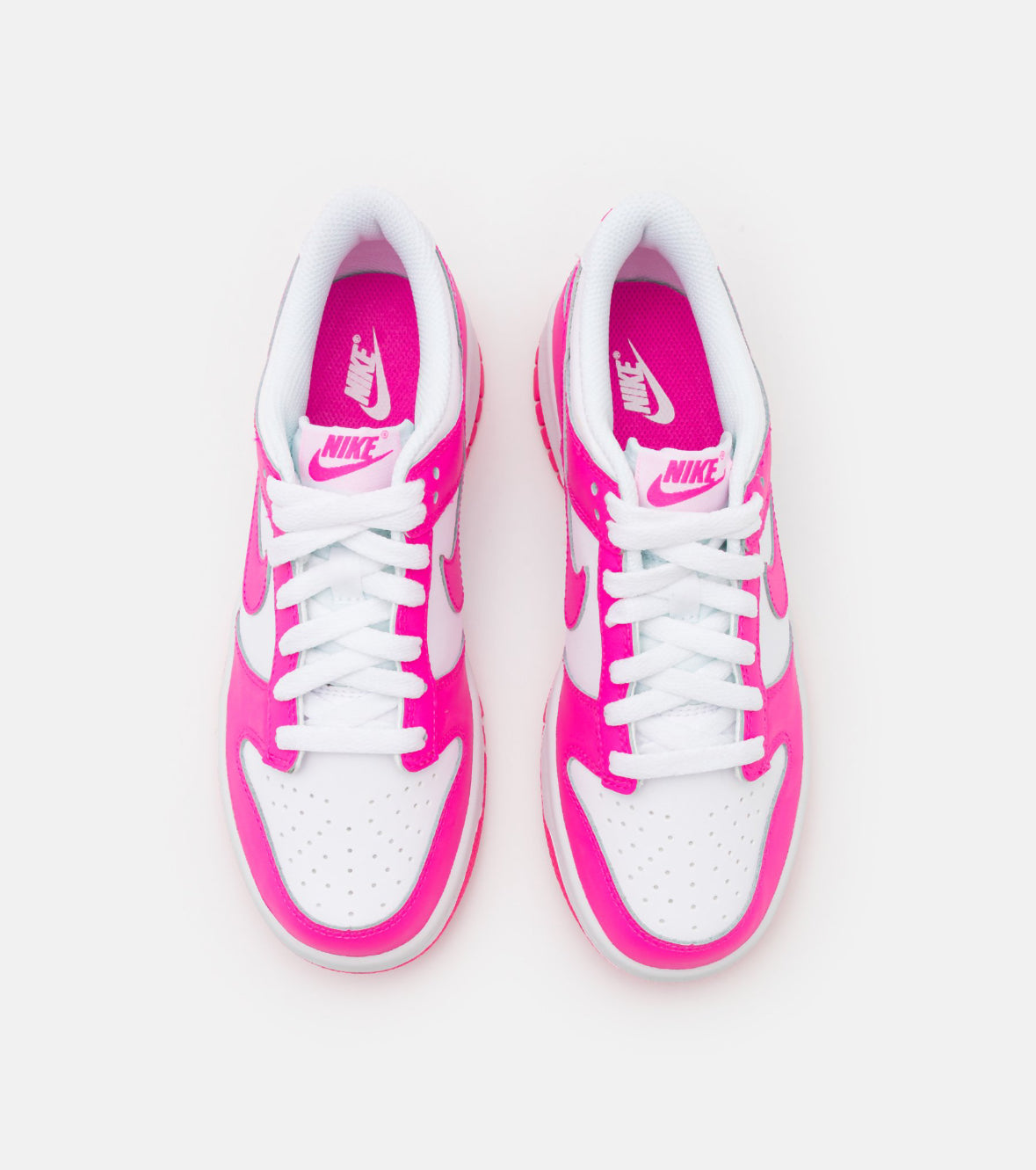 DUNK LOW UNISEX white/laser fuchsia