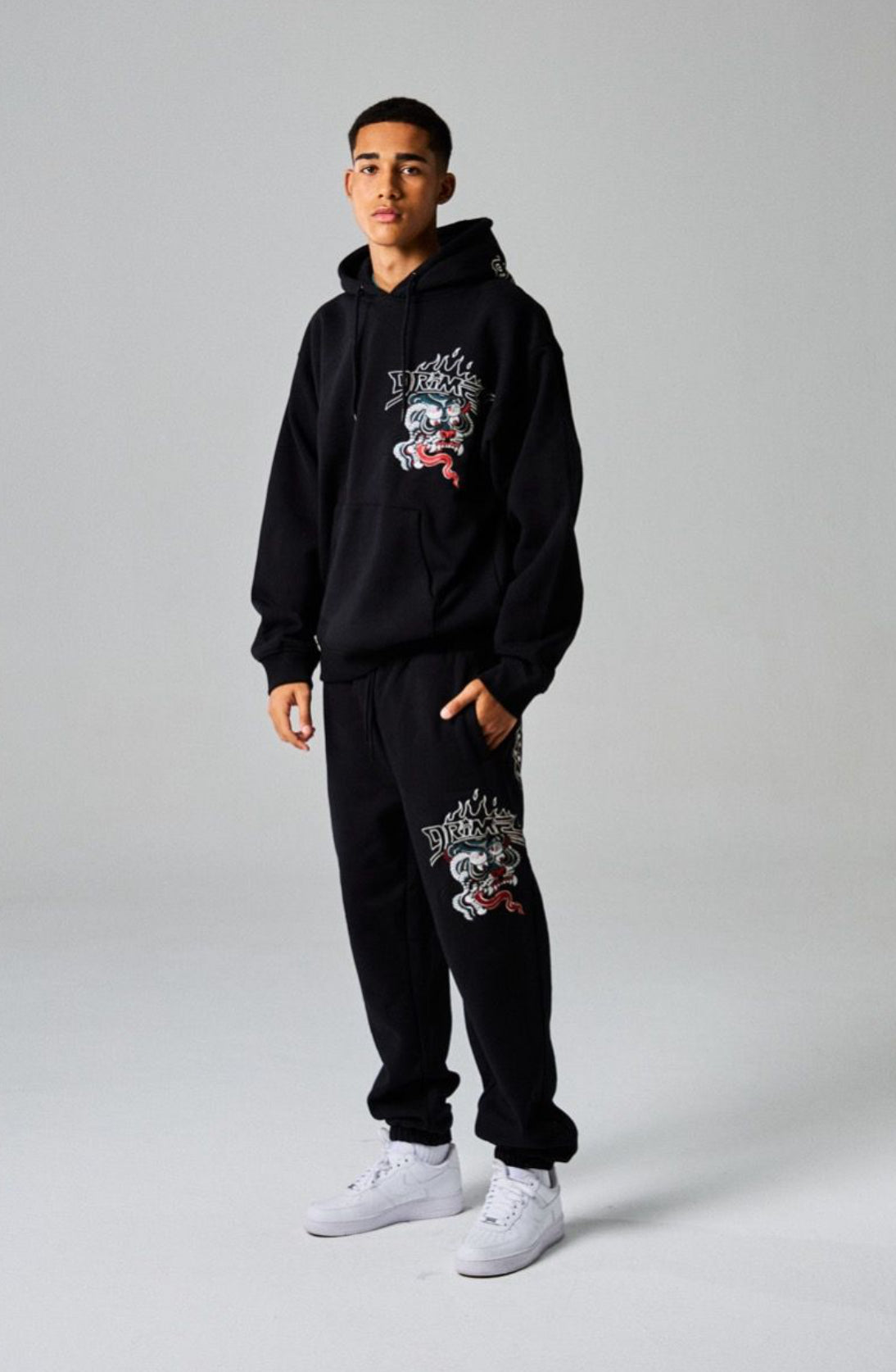 Grimey Deeper Heavyweight Hoodie Black