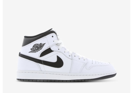 Jordan 1 mid Black/white