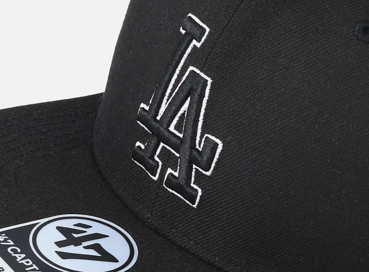 Los Angeles Dodgers No Shot 47 Captain Black Snapback - 47 Brand