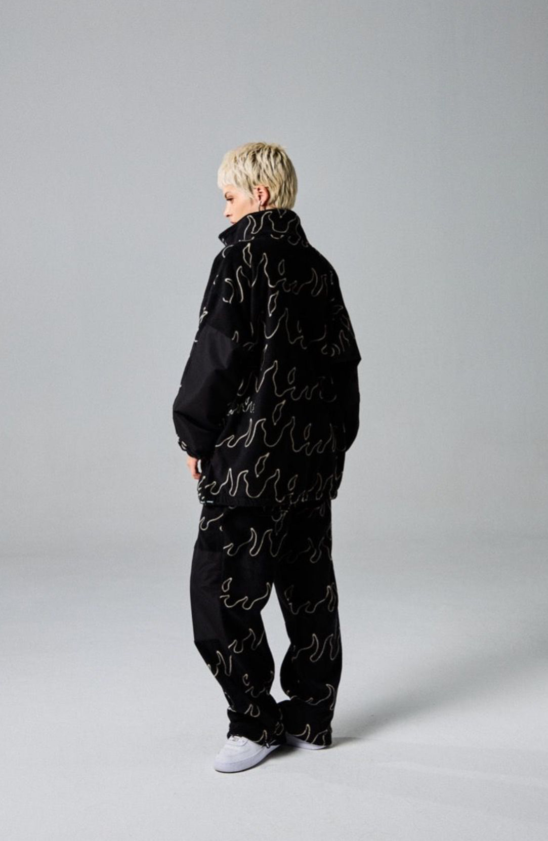 Grimey Voodoo Child Polar Fleece Jacket Black