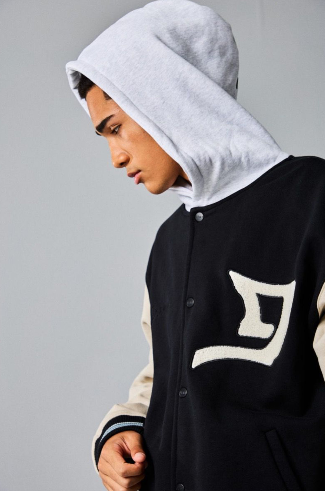 Grimey Deeper fleece Heavyweight Hooded Jacket Black