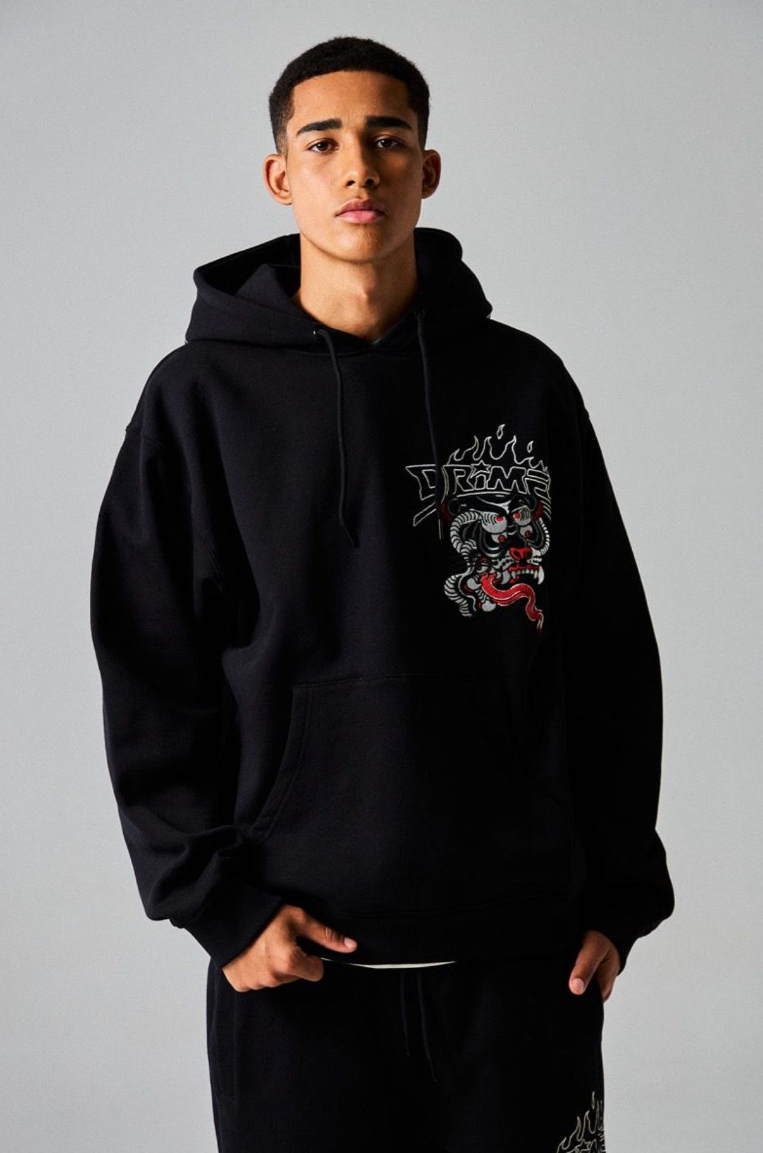 Grimey Deeper Heavyweight Hoodie Black