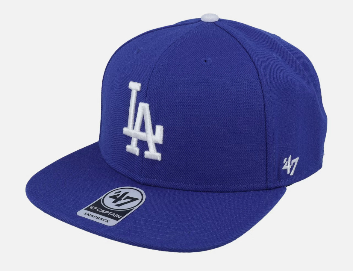 Los Angeles Dodgers Replica Sure Shot Captain Lad Royal Snapback - 47 Brand