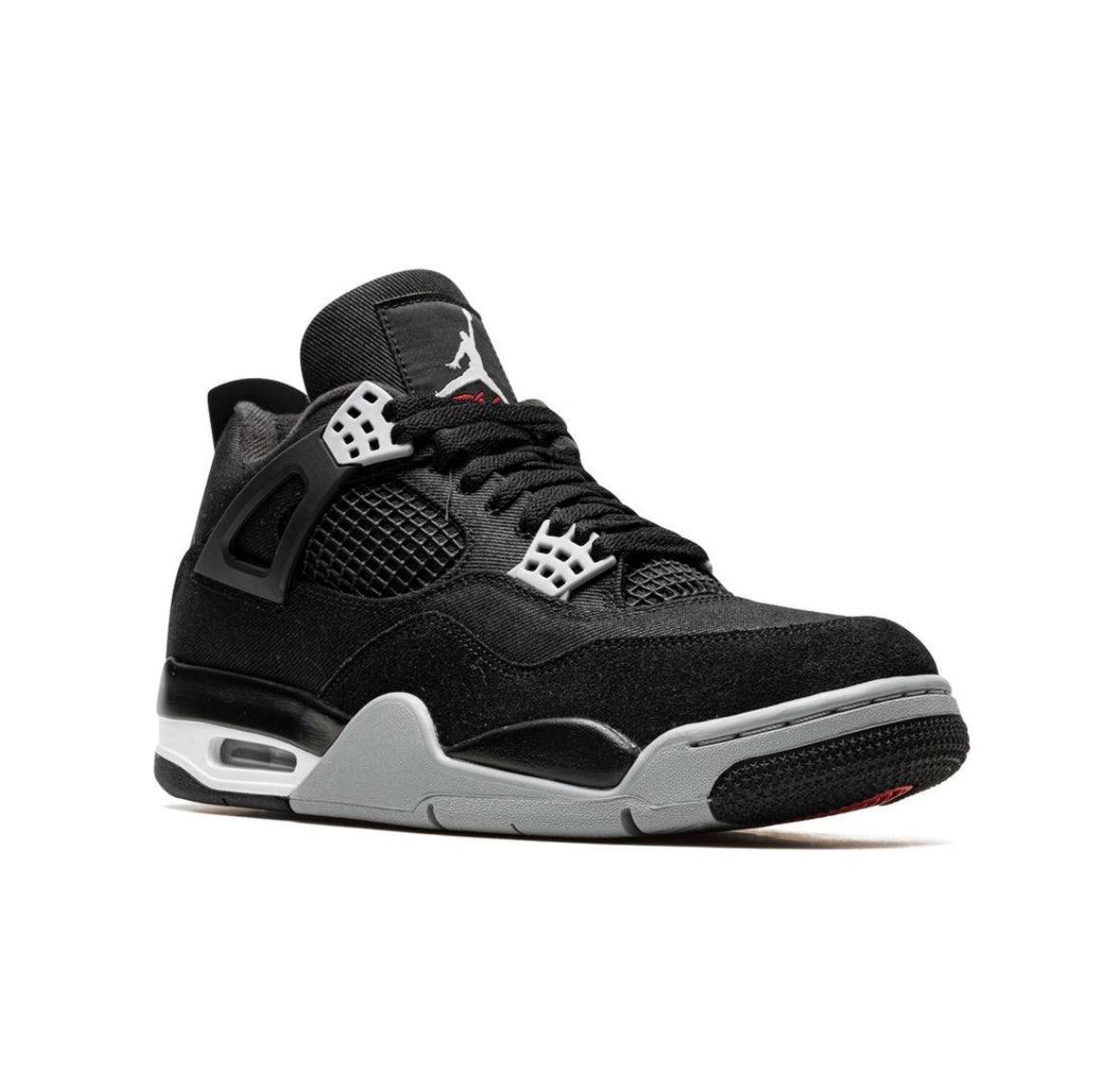 Air Jordan 4 Black Canvas