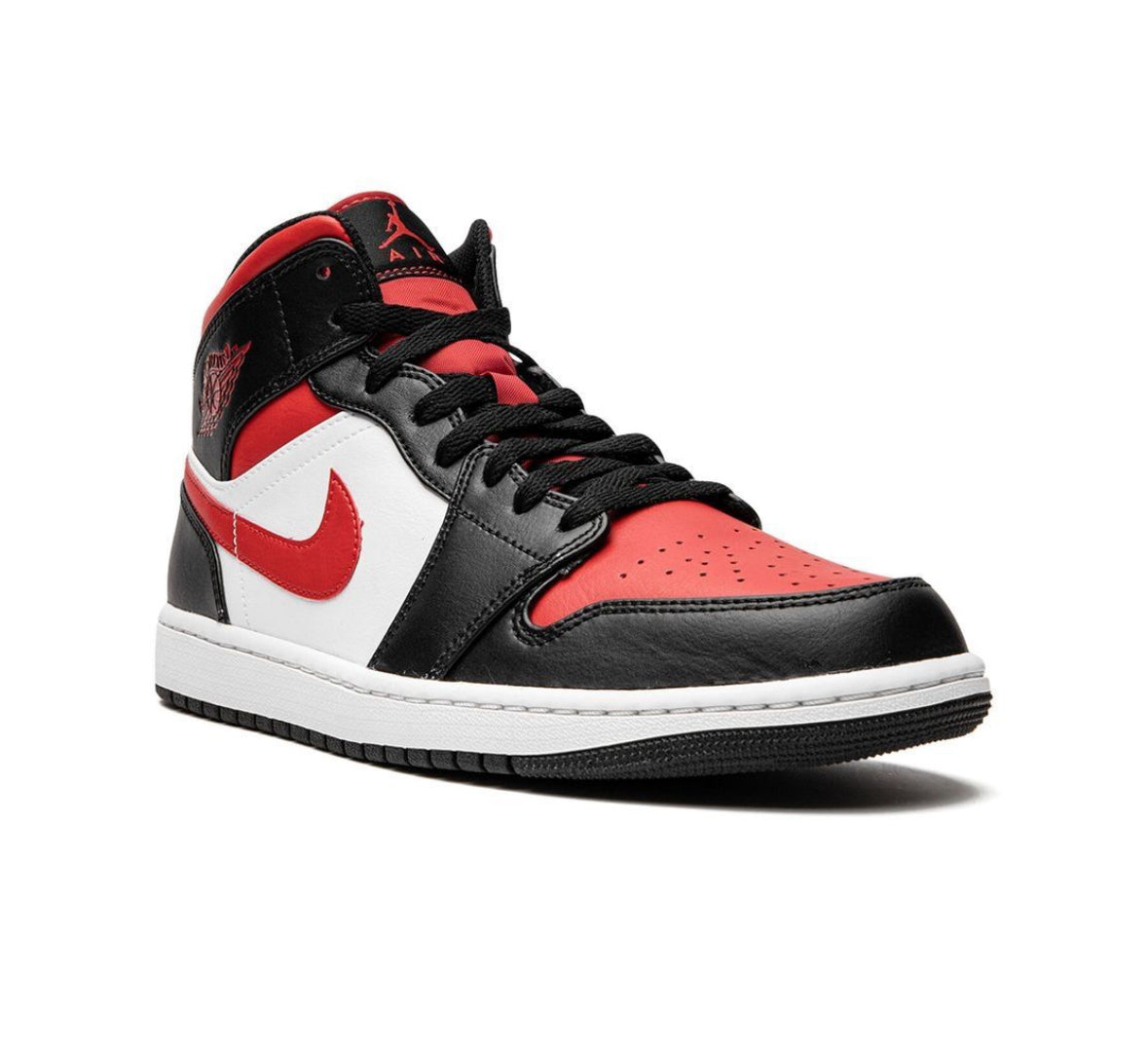 Jordan 1 mid Bred toe