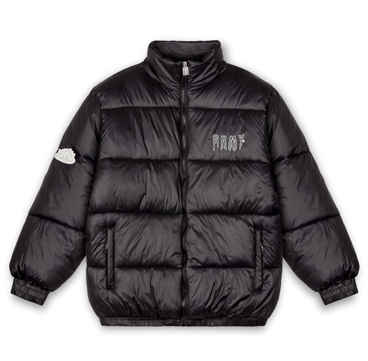 GRIMEY BACK AT YOU PUFFER JACKET - BLACK | FW23