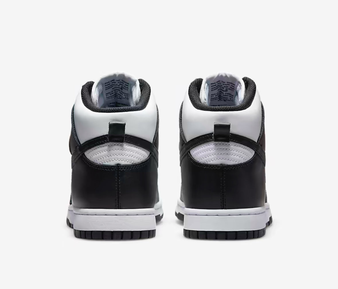 Dunk high Black and white