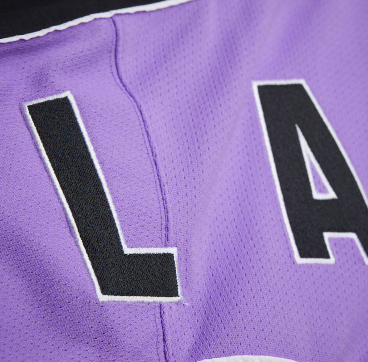 Men's Black Los Angeles Lakers Mesh Nylon Full-Zip Jacket