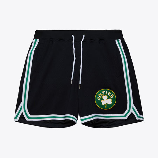 Men's Black Boston Celtics Logo Over Game Day Shorts