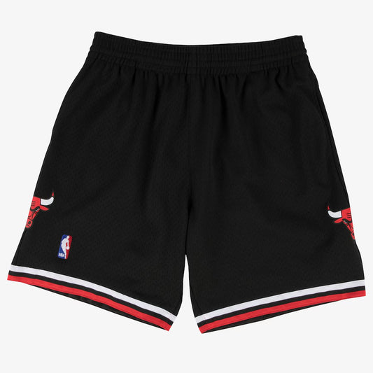 Men's Black Chicago Bulls 1997/98 Hardwood Classics Swingman Basketball Shorts