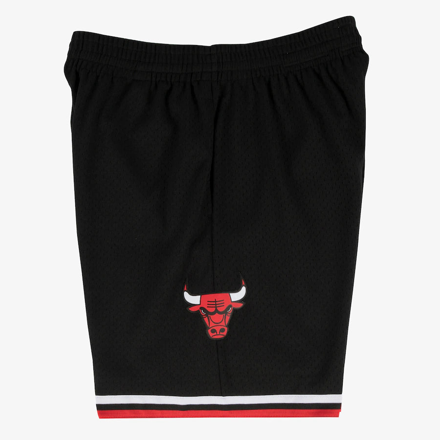 Men's Black Chicago Bulls 1997/98 Hardwood Classics Swingman Basketball Shorts